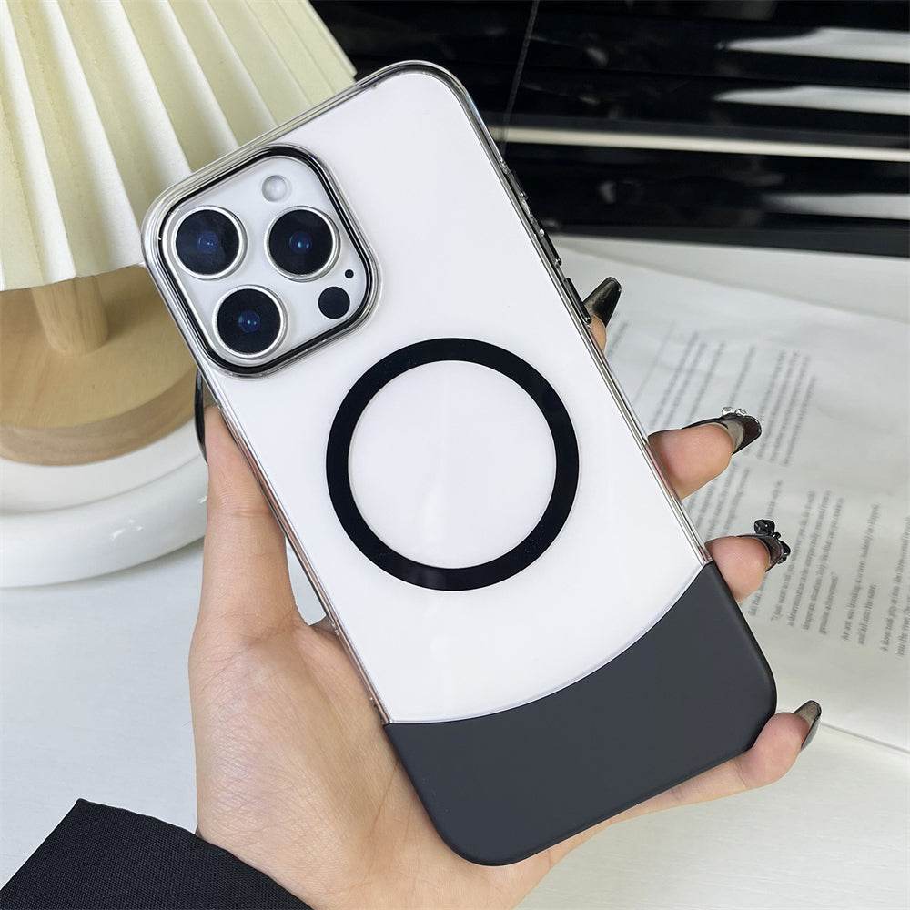 Magnetic Splicing Contrast Transparent Case - iPhone - Million Cases