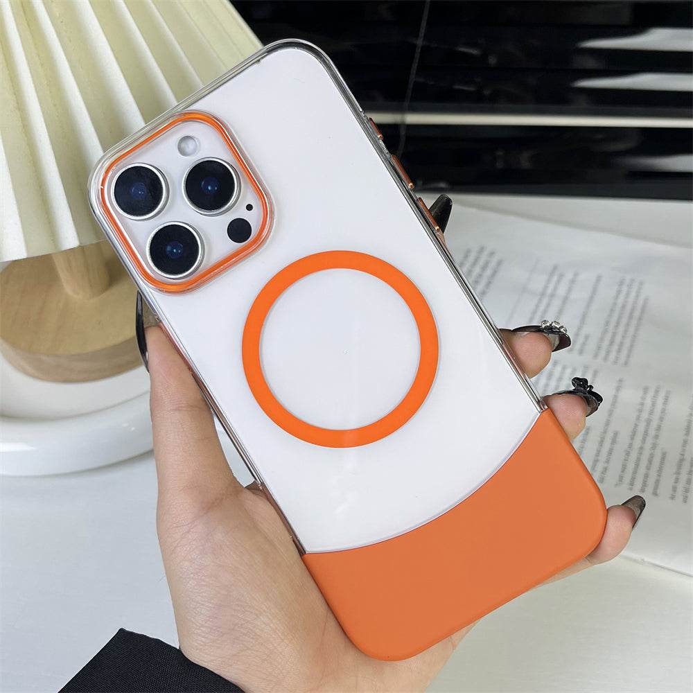Magnetic Splicing Contrast Transparent Case - iPhone - Million Cases
