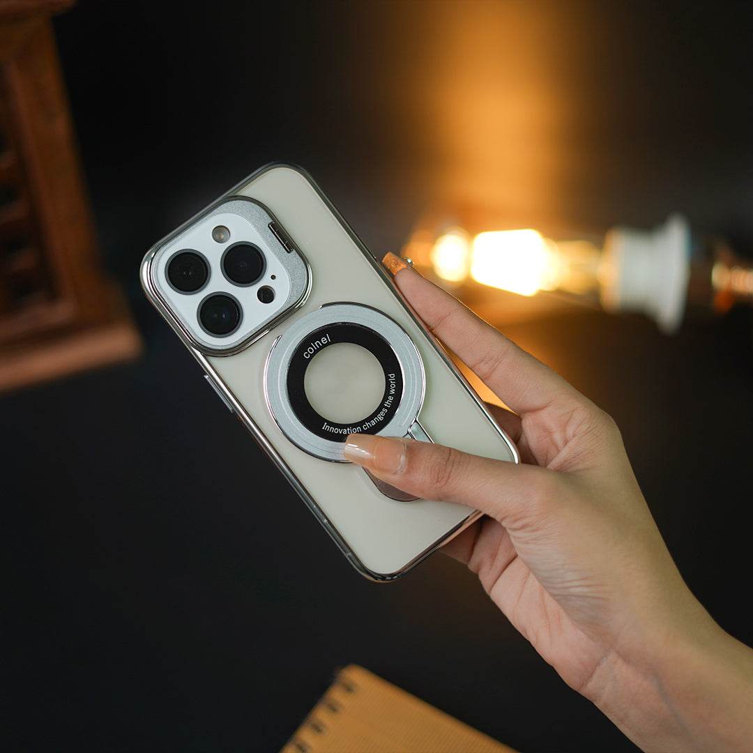 iPhone 16 Series Crystal Ring Grip Lens Bracket Case - Million Cases