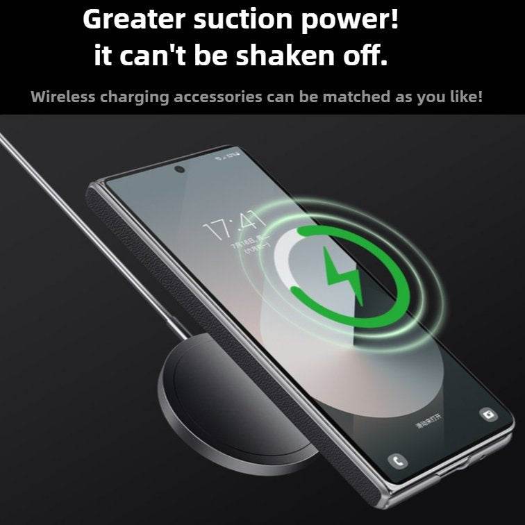 Galaxy Z Fold Series Infinity Luxe Leather Kickstand Case - Million Cases