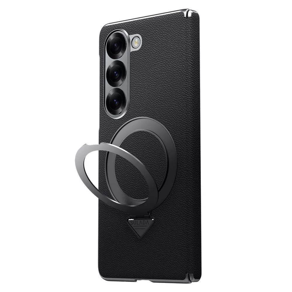 Galaxy Z Fold Series Infinity Luxe Leather Kickstand Case - Million Cases