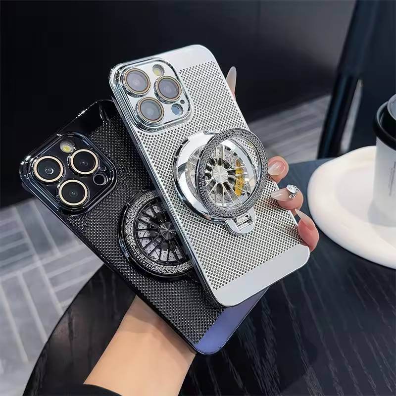 iPhone 15 Series Brilliant Spin Rotating Wheel Stand Case - Million Cases