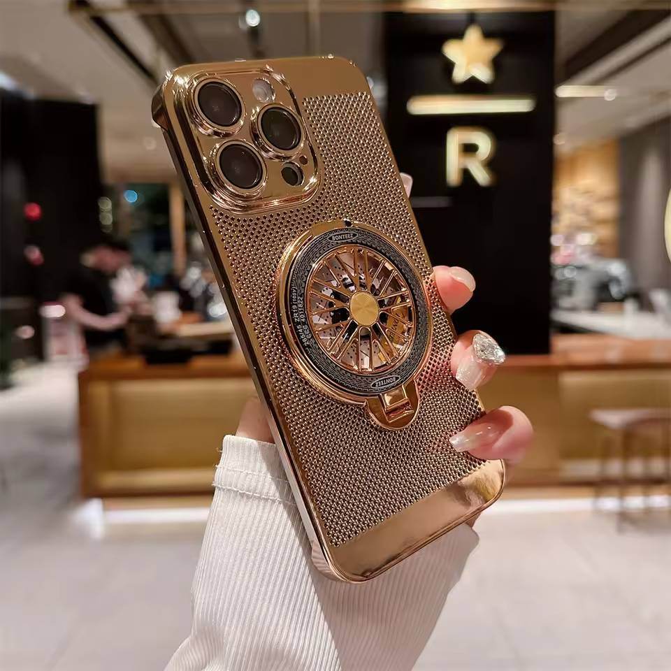 Brilliant Spin Rotating Wheel Stand Case - iPhone - Million Cases