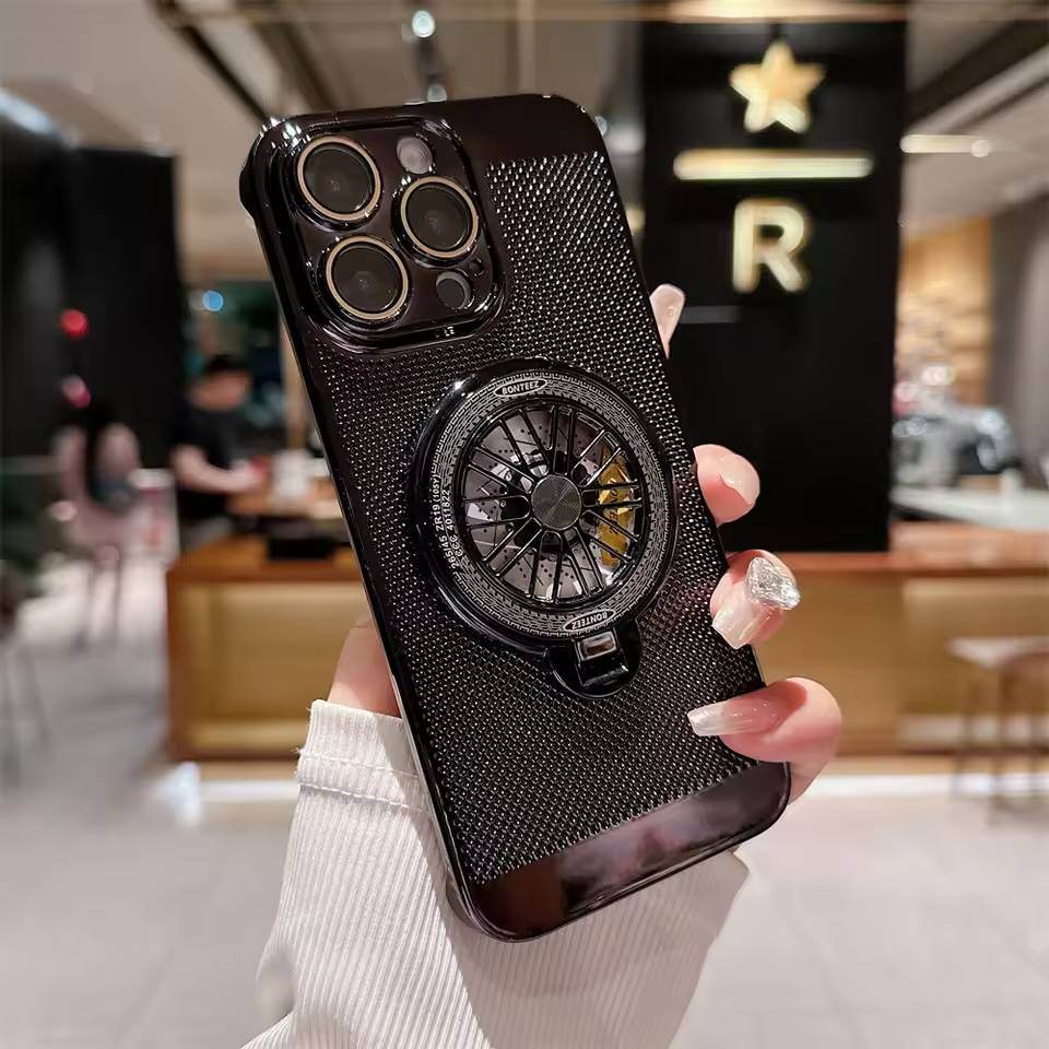 Brilliant Spin Rotating Wheel Stand Case - iPhone - Million Cases