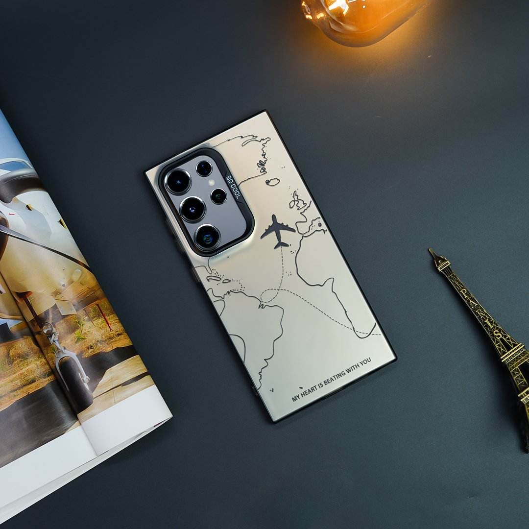 Travel Inspired Airplane Route Design Case - Samsung - Million Cases