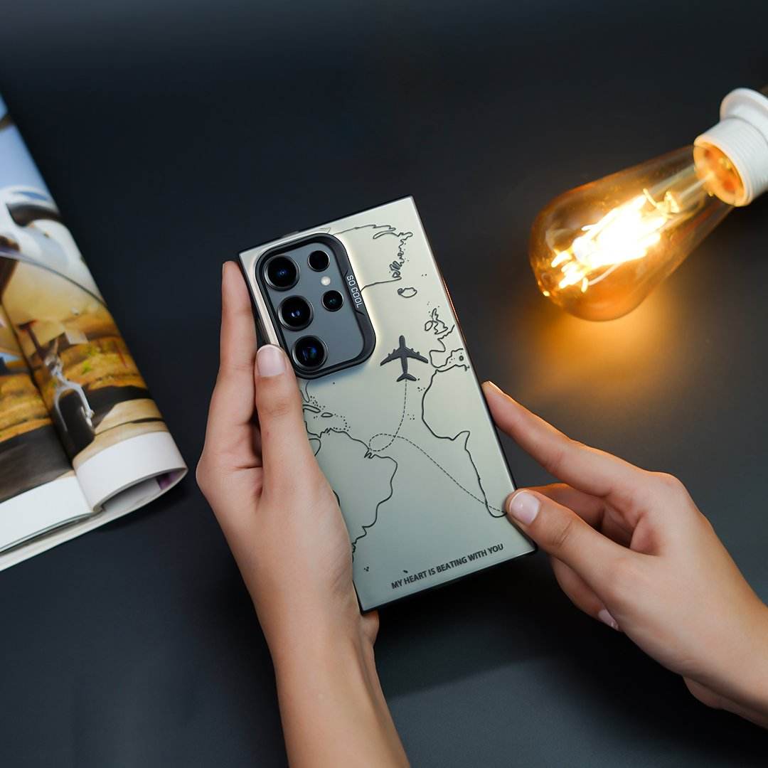 Travel Inspired Airplane Route Design Case - Samsung - Million Cases