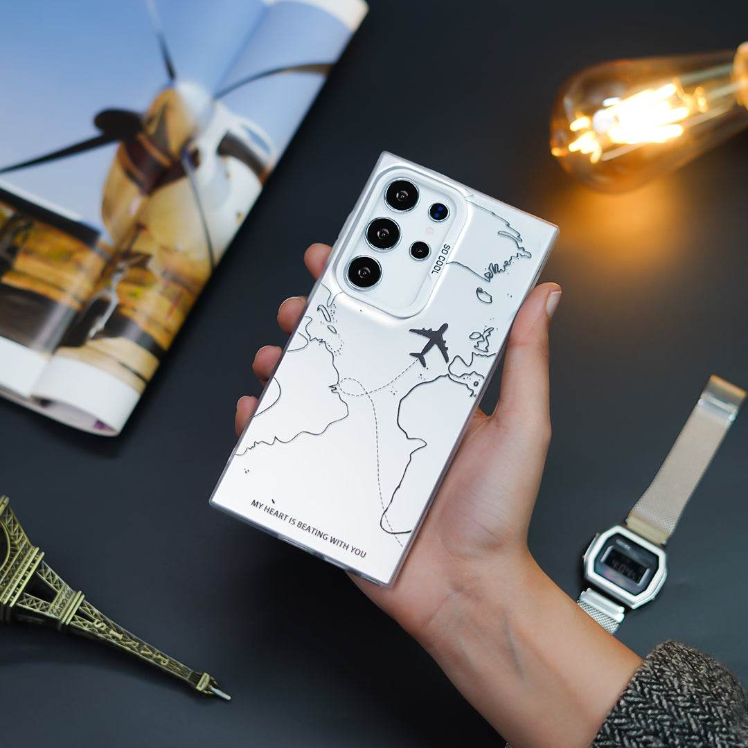 Travel Inspired Airplane Route Design Case - Samsung - Million Cases