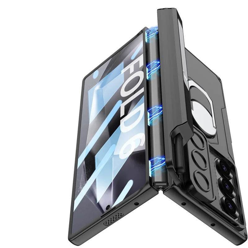 Galaxy Z Fold Series Innovative Folding Hinge Magnetic Bracket Case - Million Cases
