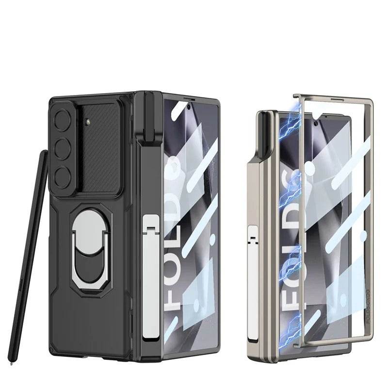 Galaxy Z Fold Series Innovative Folding Hinge Magnetic Bracket Case - Million Cases