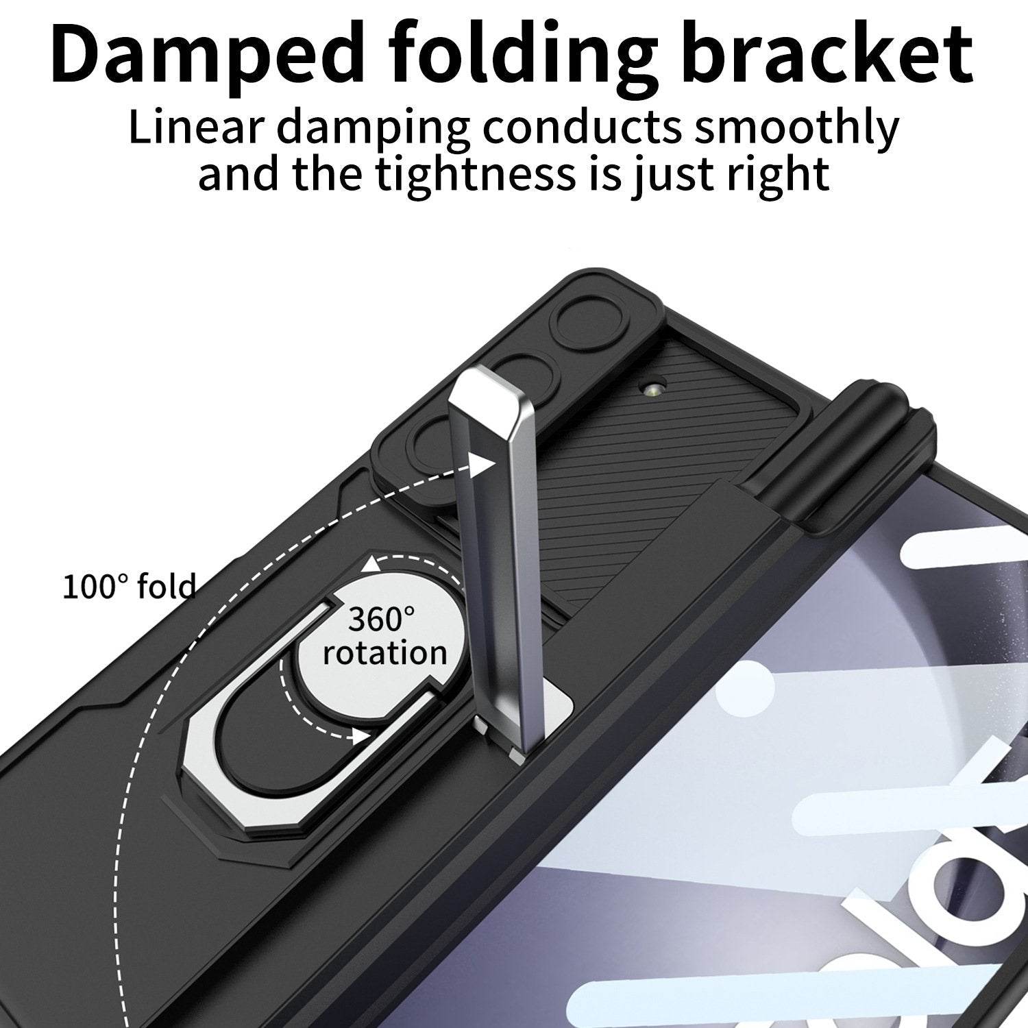 Galaxy Z Fold Series Innovative Folding Hinge Magnetic Bracket Case - Million Cases
