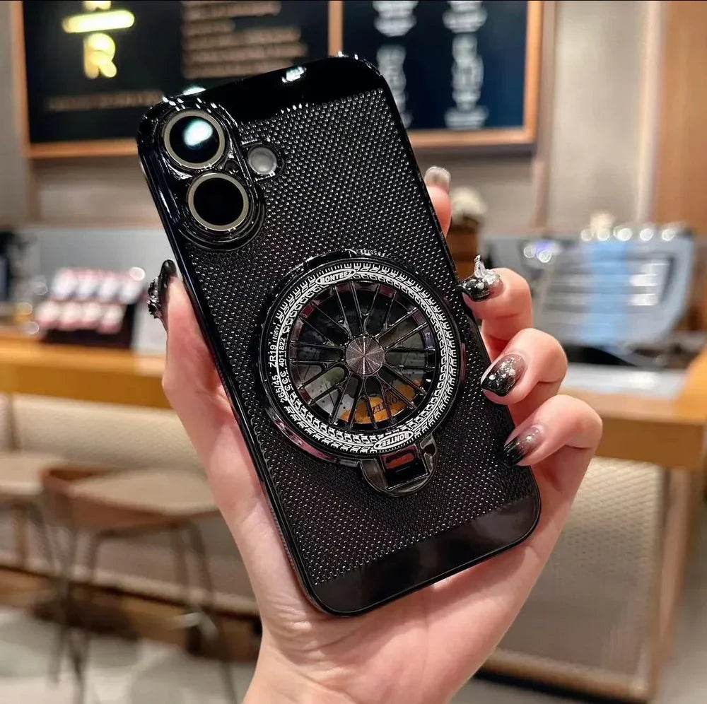 Brilliant Spin Rotating Wheel Stand Case - iPhone - Million Cases
