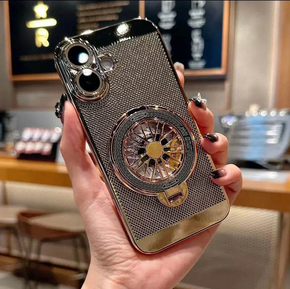 Brilliant Spin Rotating Wheel Stand Case - iPhone - Million Cases