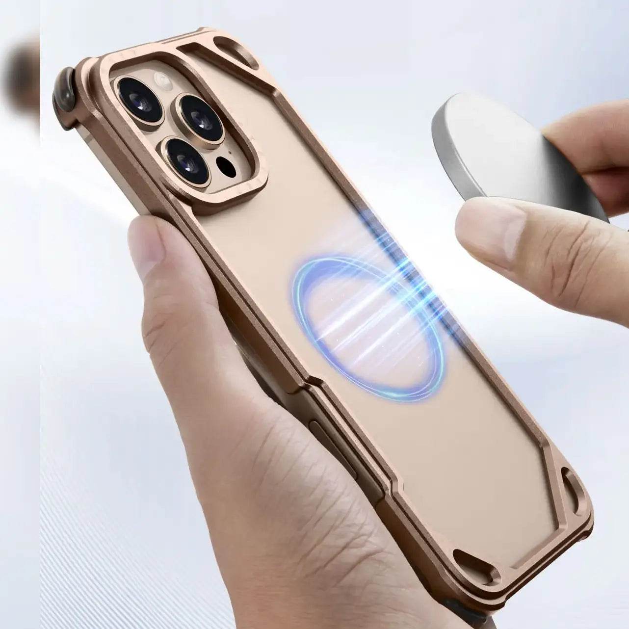 Forged Hollow Metal Guard Case - iPhone - Million Cases