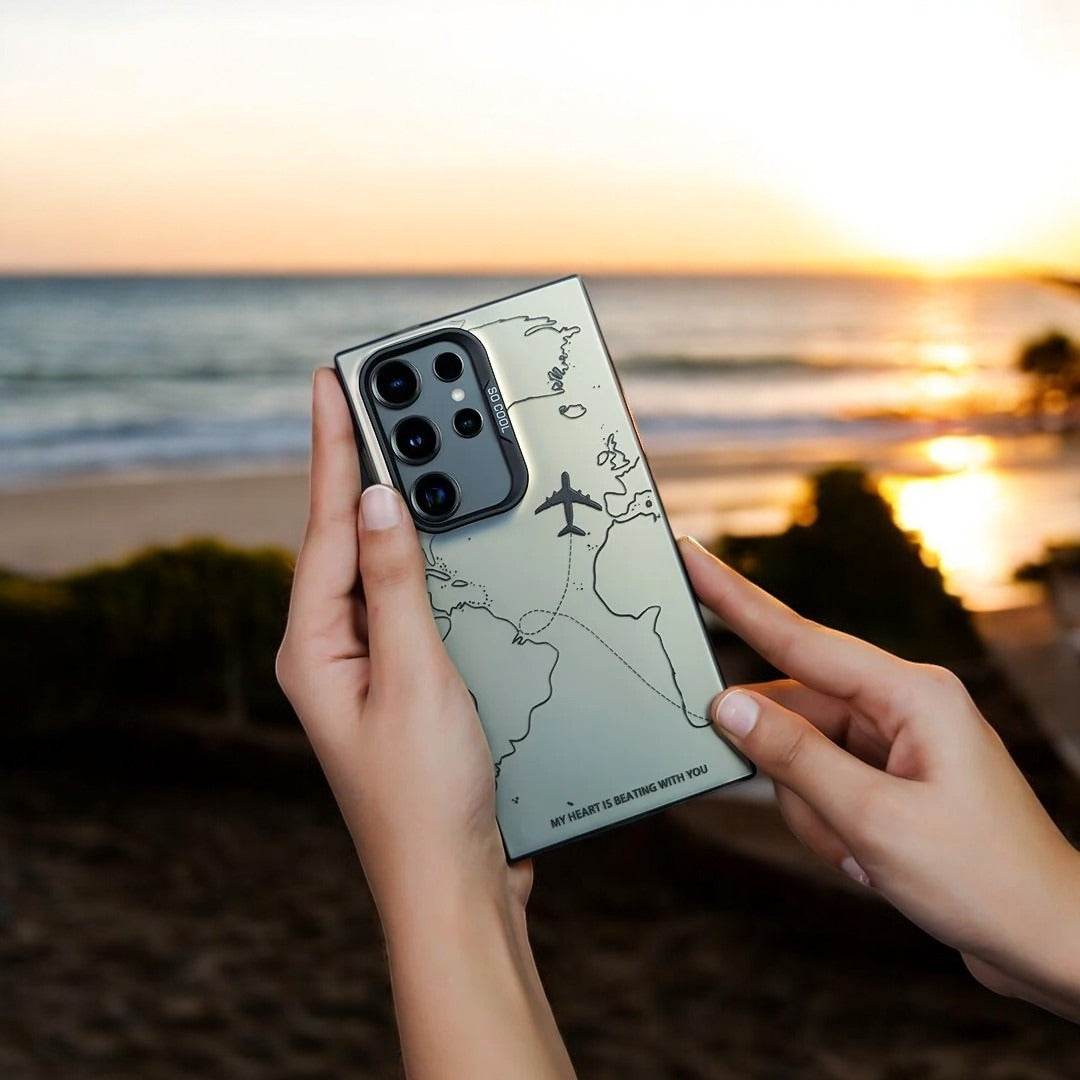 Travel Inspired Airplane Route Design Case - Samsung - Million Cases