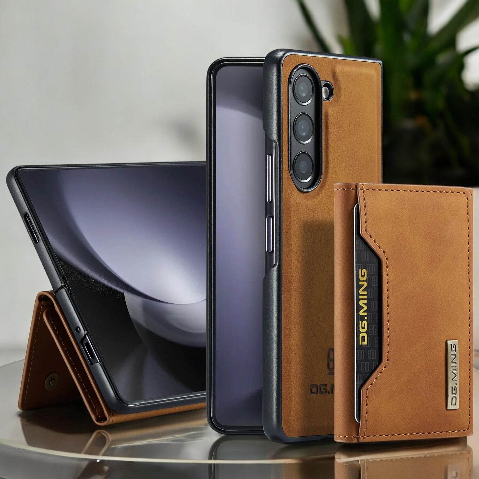 Galaxy Z Fold Series Versatile Magnetic Leather Wallet Case - Million Cases