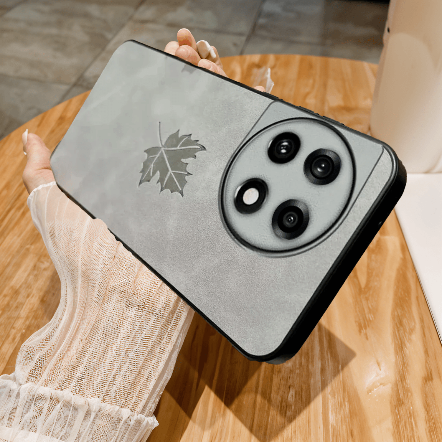 OnePlus 11R Vintage Maple Leaf Leather Case - Million Cases