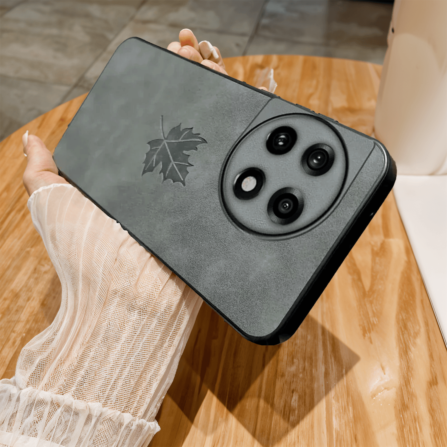 OnePlus 11R Vintage Maple Leaf Leather Case - Million Cases