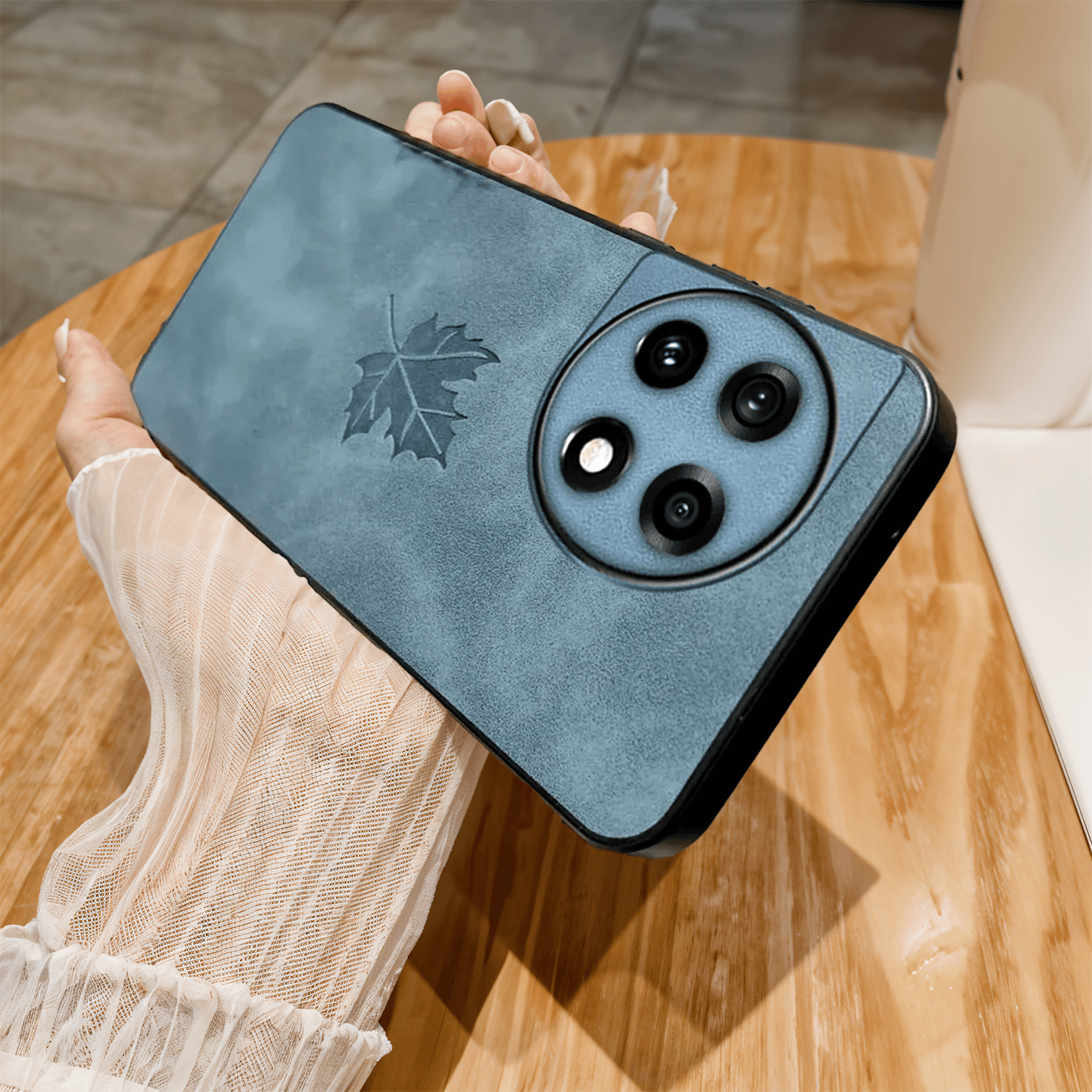 OnePlus 11R Vintage Maple Leaf Leather Case - Million Cases