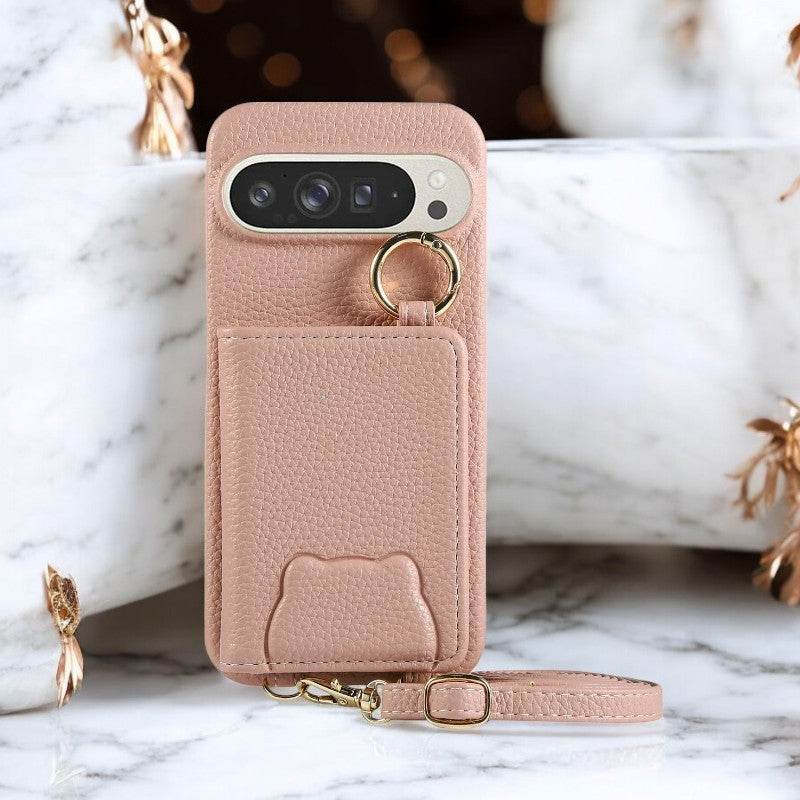 Elegance Crossbody Leather Wallet Case - Google - Million Cases