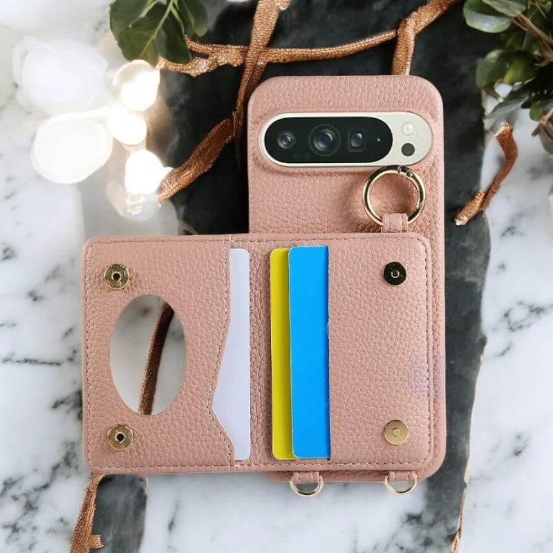 Elegance Crossbody Leather Wallet Case - Google - Million Cases