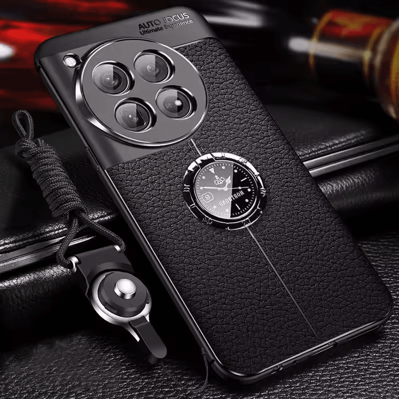 OnePlus 13 Series Leather Craft Clock Inspired Case - Million Cases