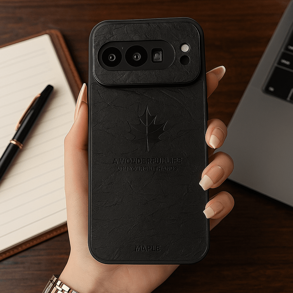 Vintage Maple Leaf Embossed Case - Google - Million Cases