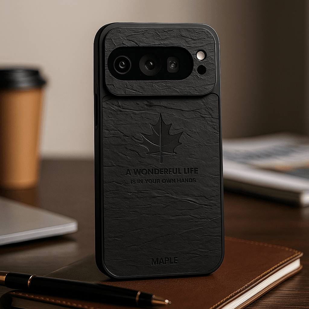 Vintage Maple Leaf Embossed Case - Google - Million Cases