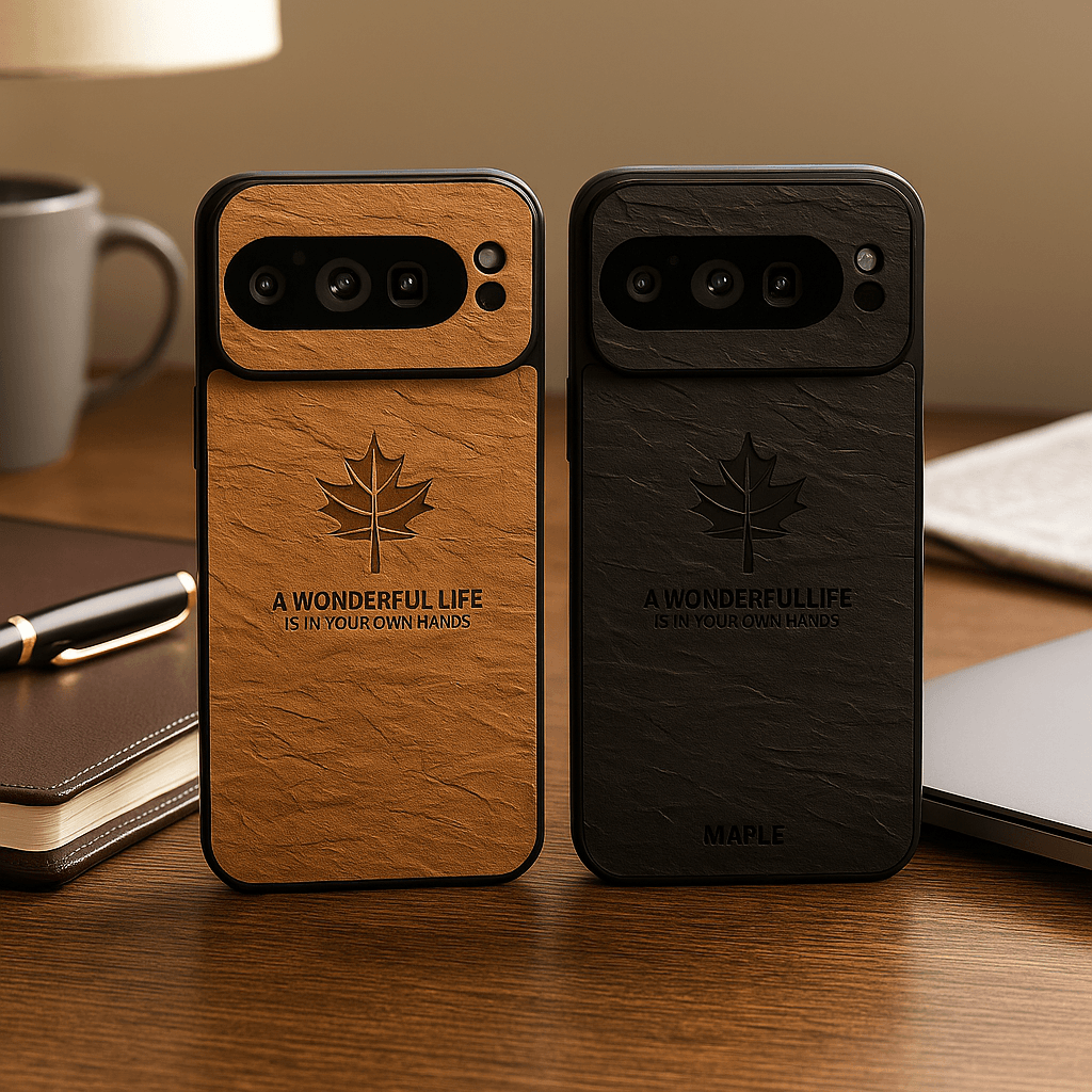 Vintage Maple Leaf Embossed Case - Google - Million Cases