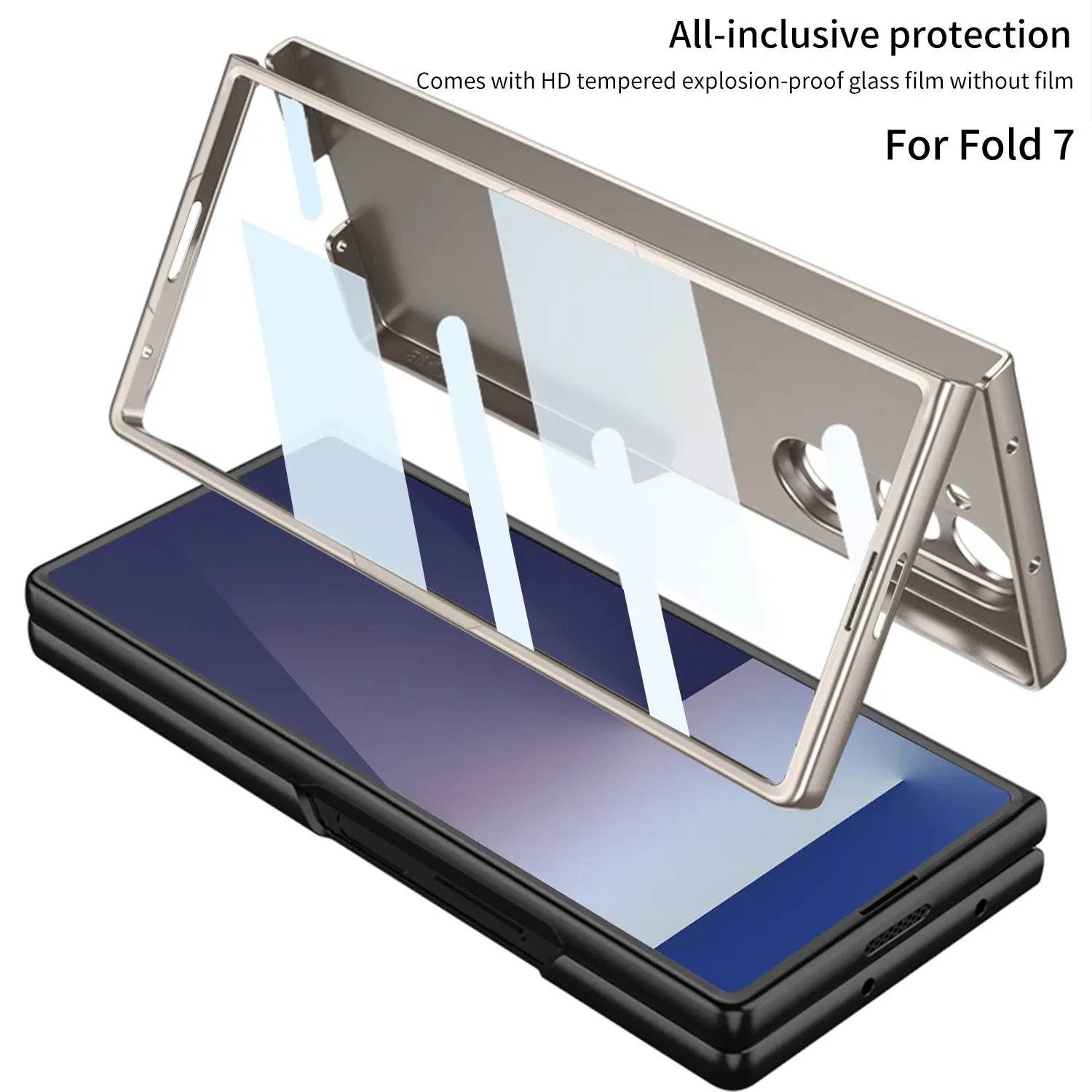 Galaxy Z Fold7 Deluxe Matte Robust Frame Case - Million Cases