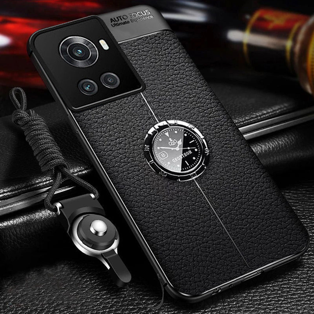 Leather Craft Clock Inspired Case - OnePlus