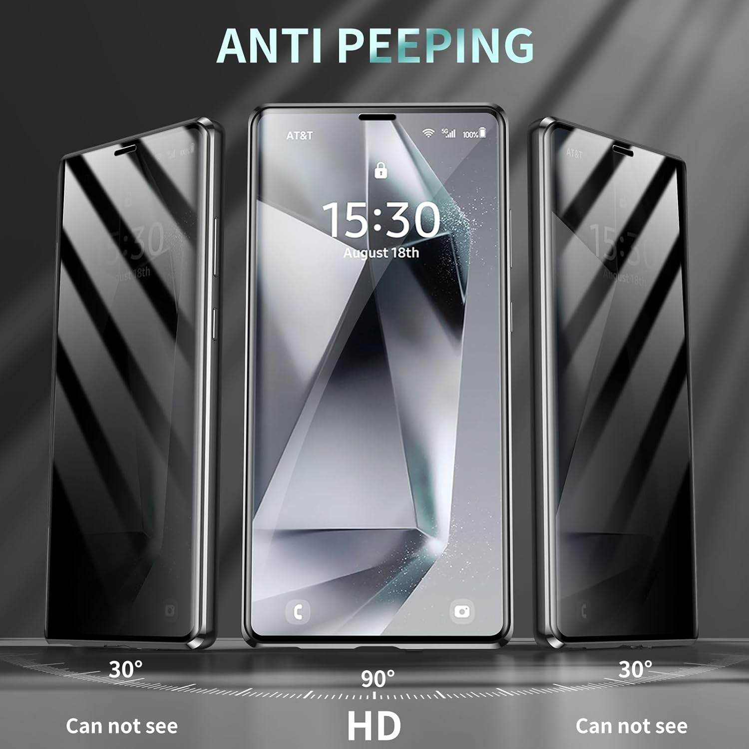 Magnetic Lock Privacy Pro Case - Samsung - Million Cases
