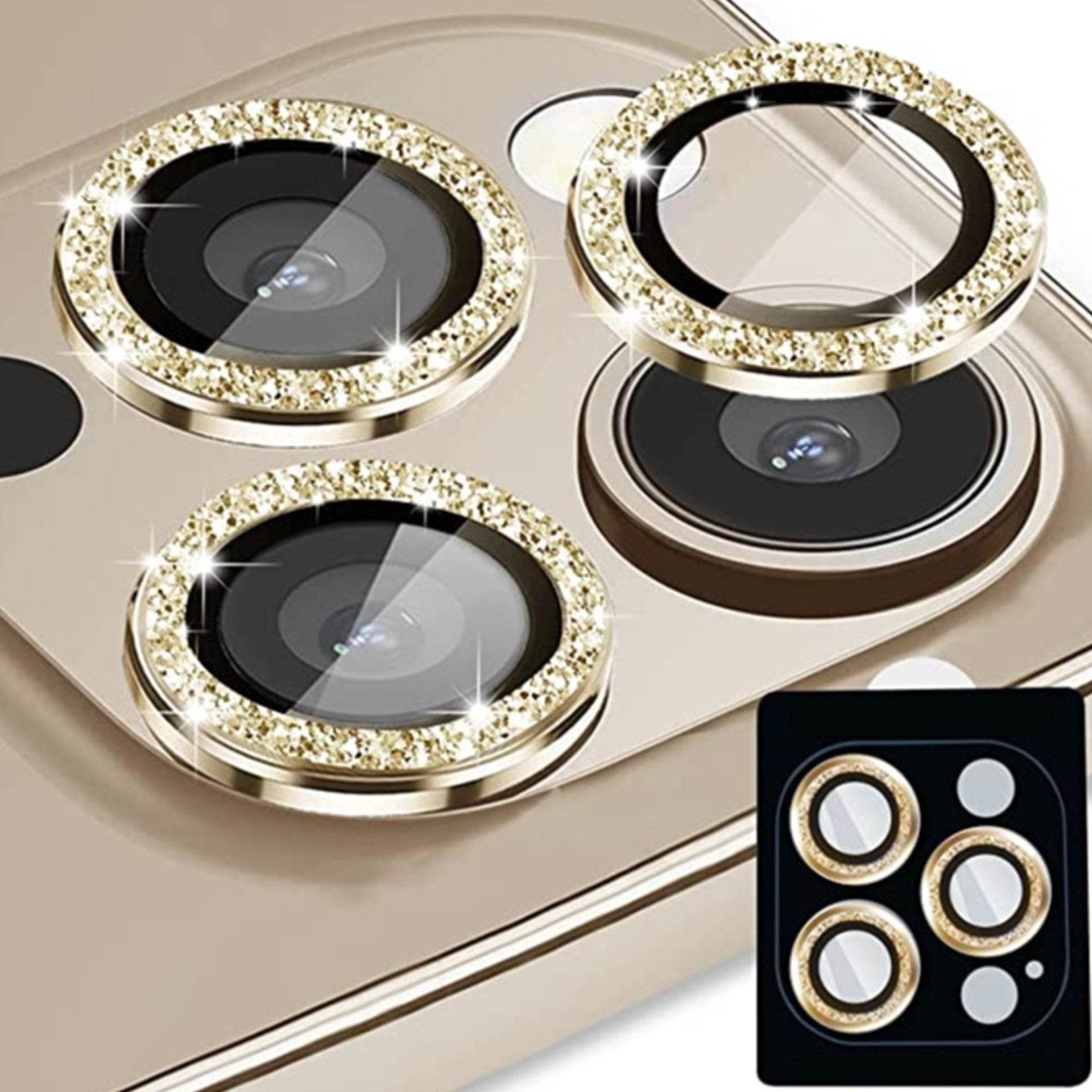 iPhone 13 Series Glitter Diamond Camera Lens Protector - Million Cases