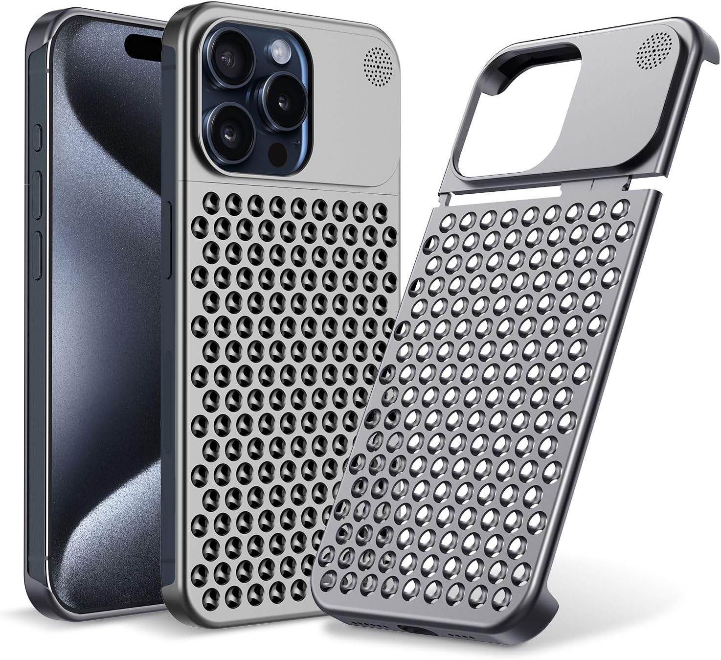 iPhone 14 Series Aero Mesh ® Metallic Hybrid Case - Million Cases