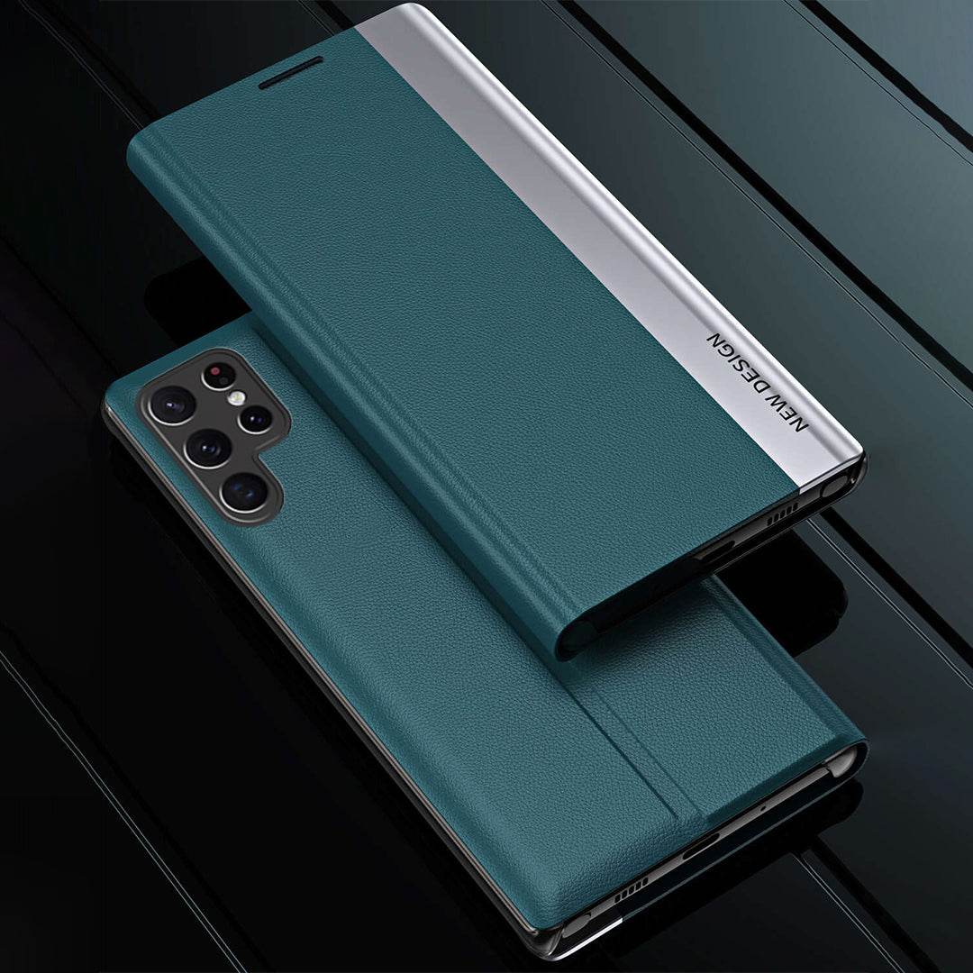 PU Leather Side Window Flip Case - Samsung - Million Cases