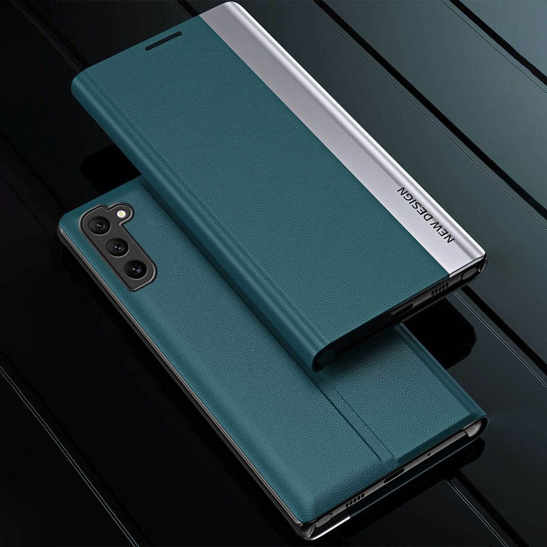 PU Leather Side Window Flip Case - Samsung - Million Cases