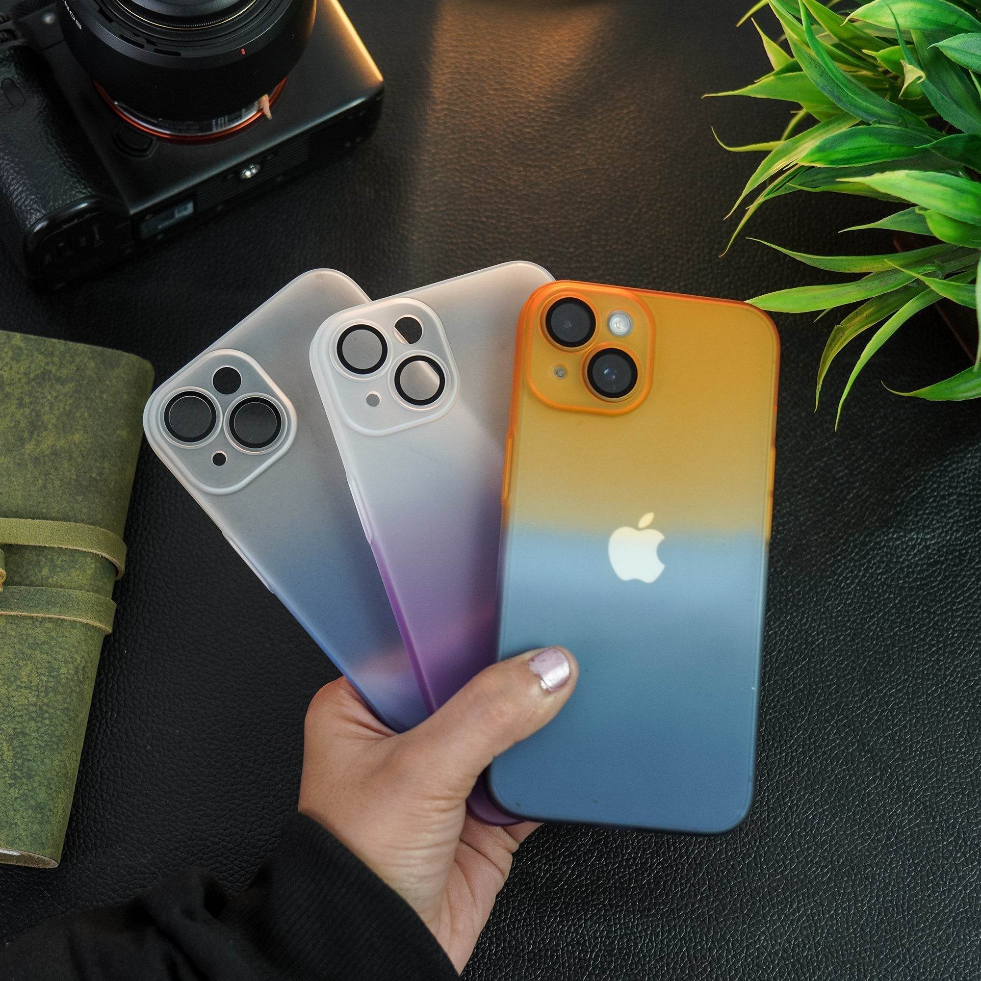 iPhone 13 Series Frosted Matte Gradient Back Case - Million Cases