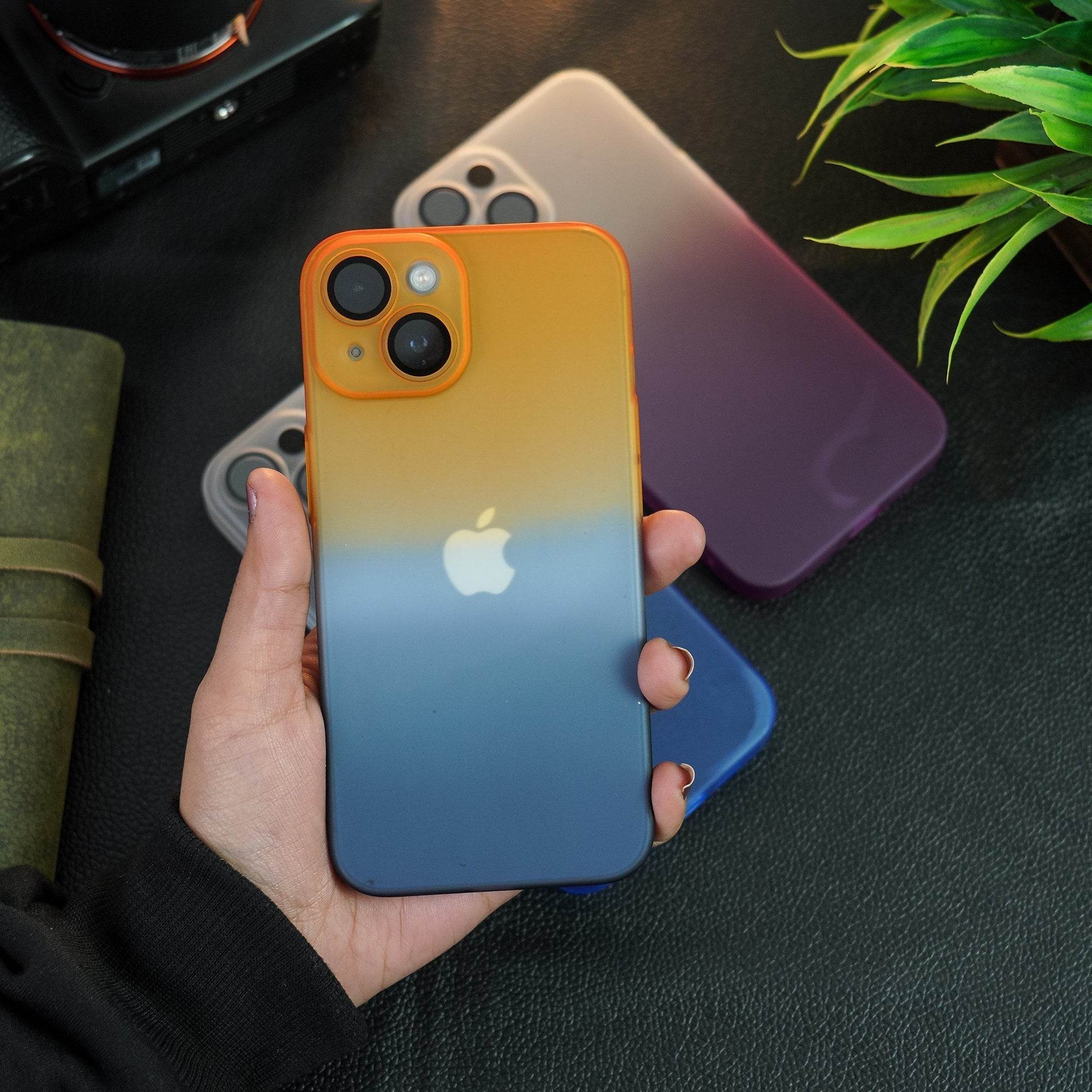 iPhone 13 Series Frosted Matte Gradient Back Case - Million Cases
