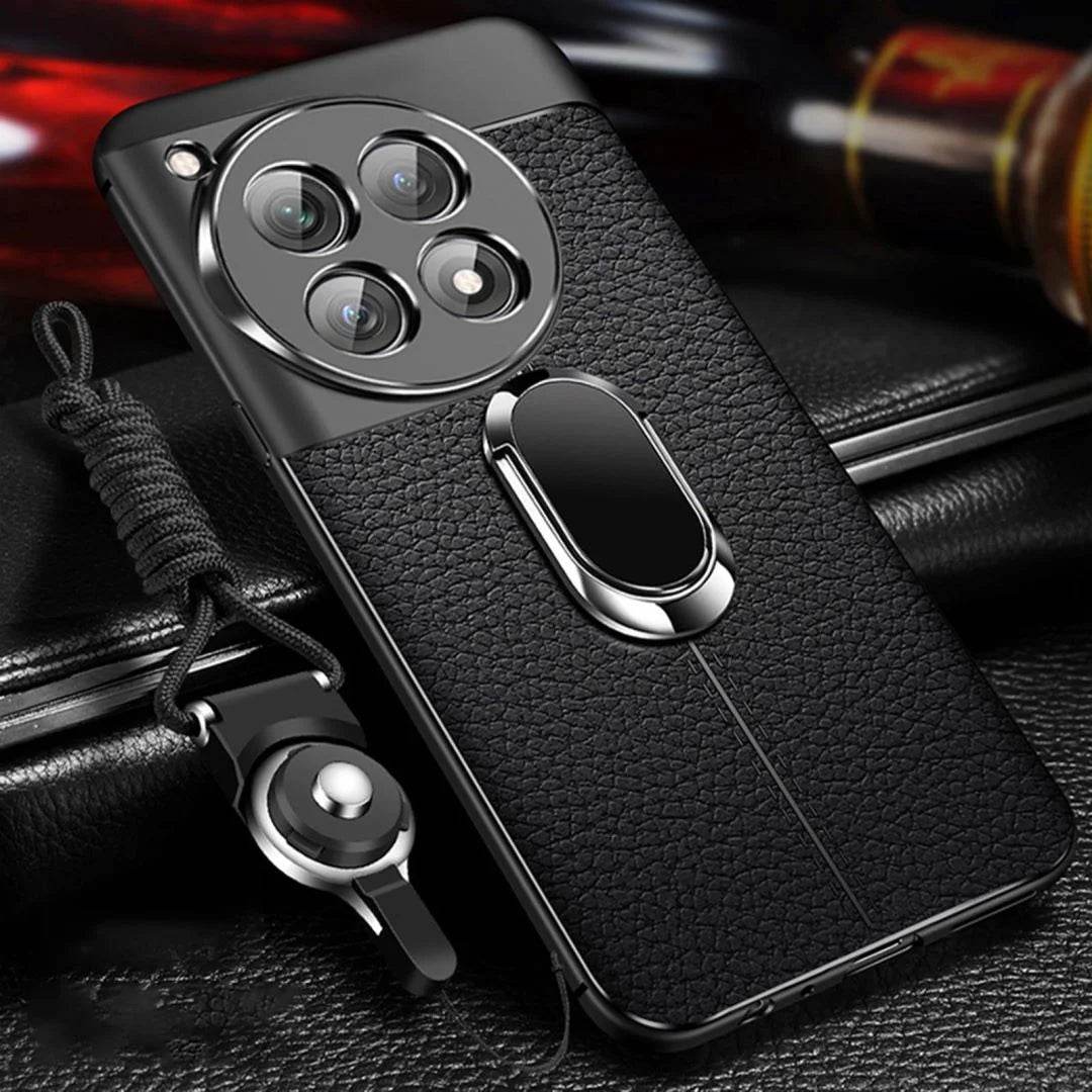 Sleek Urban Leather Ring Holder Case - OnePlus - Million Cases