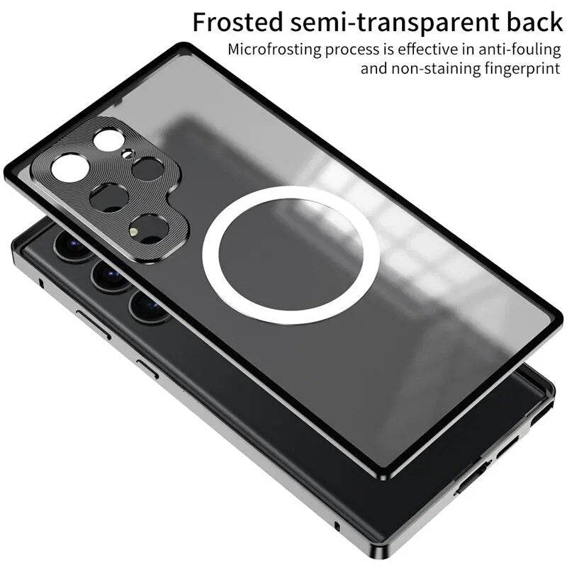 Matte Magsafe Case With Titanium Frame - Samsung - Million Cases