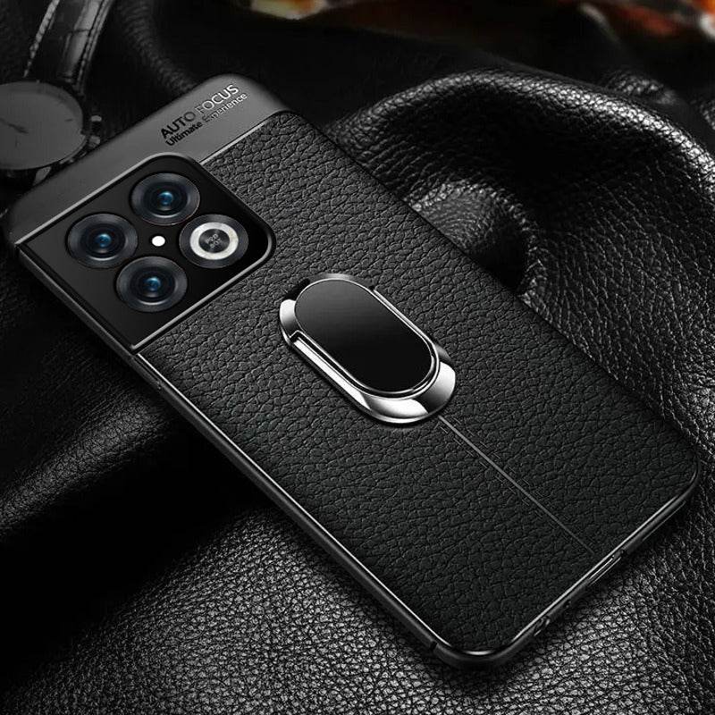 Sleek Urban Leather Ring Holder Case - OnePlus - Million Cases