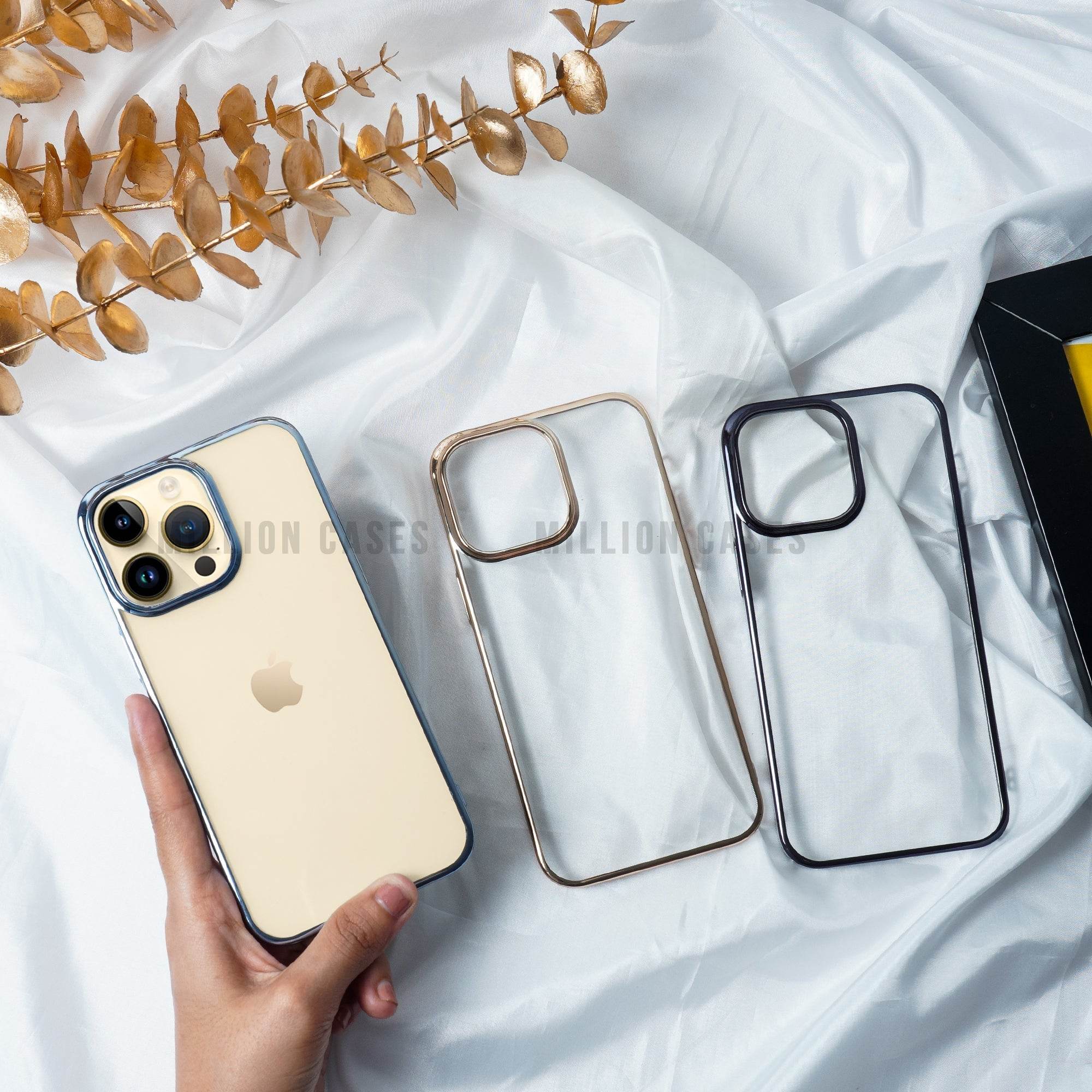 iPhone 14 Series Electroplating Clear Back Case - Million Cases