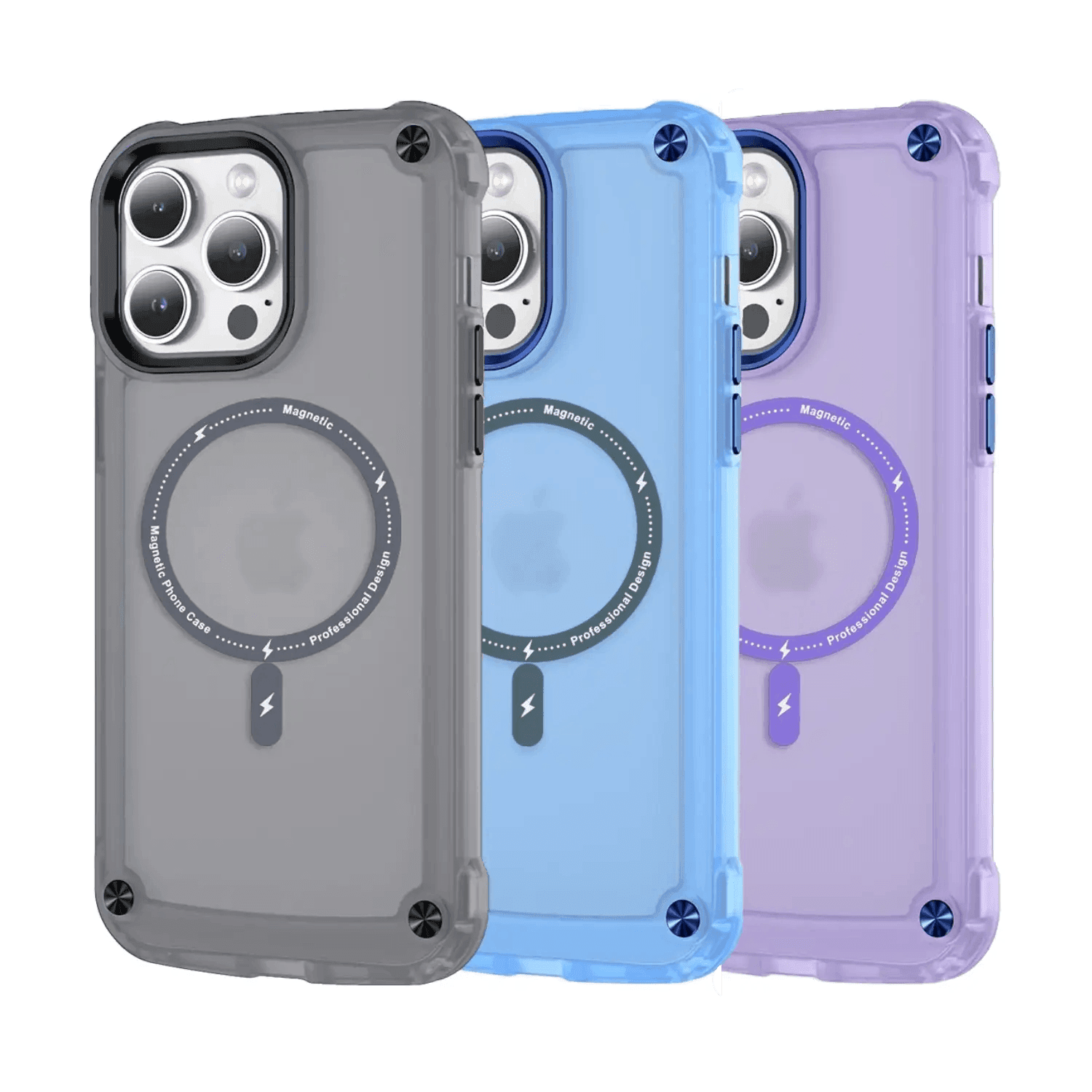 iPhone 16 Series Wave Armor Matte Magsafe Shield Case - Million Cases