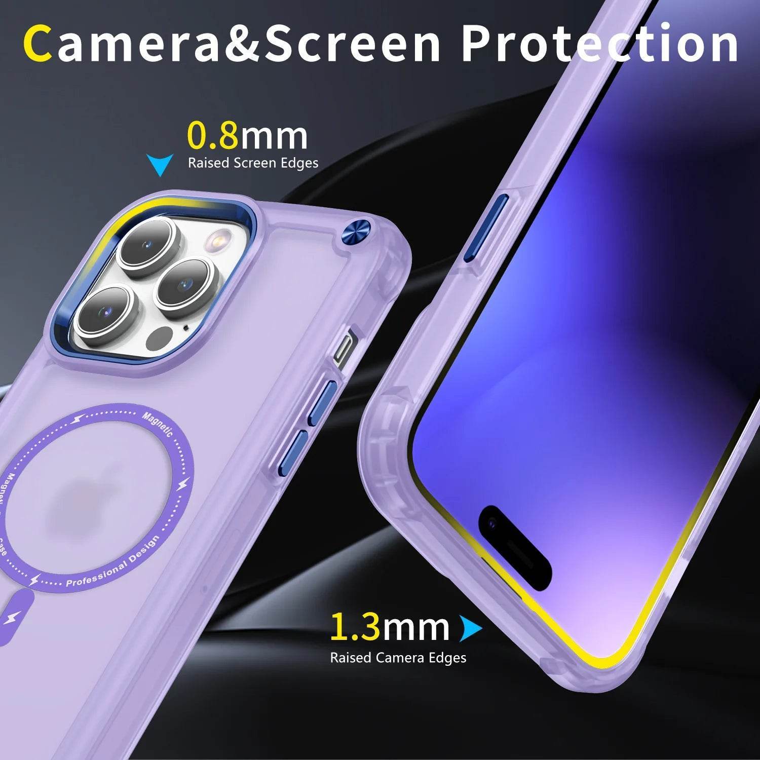 iPhone 16 Series Wave Armor Matte Magsafe Shield Case - Million Cases