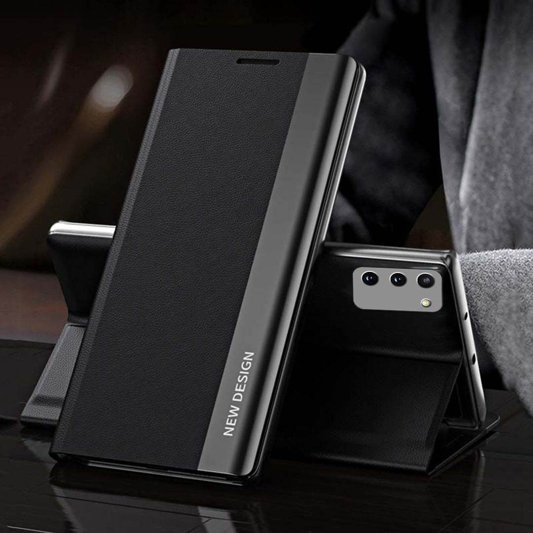 PU Leather Side Window Flip Case - Samsung - Million Cases