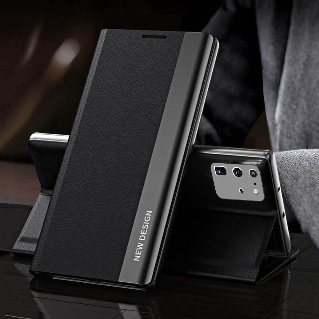 PU Leather Side Window Flip Case - Samsung - Million Cases