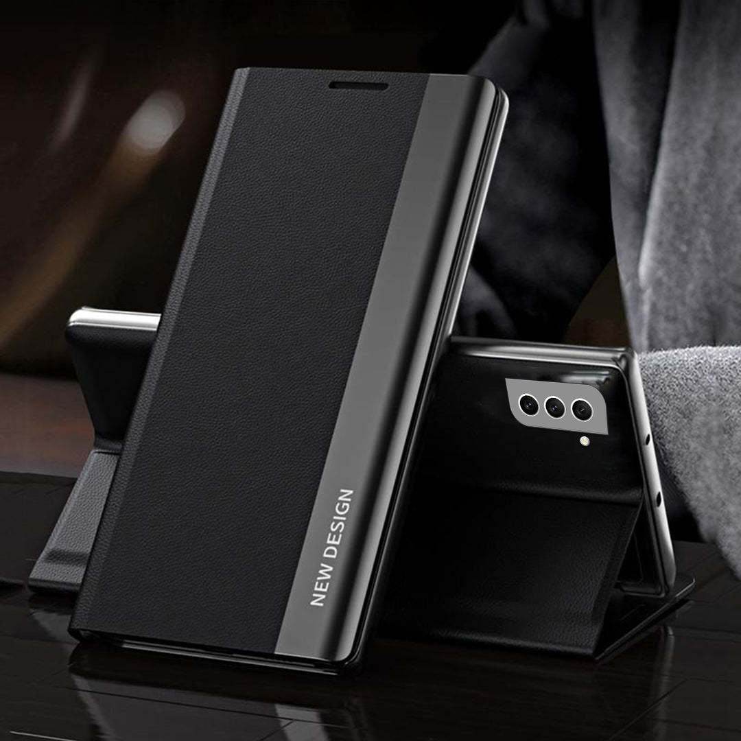 PU Leather Side Window Flip Case - Samsung - Million Cases