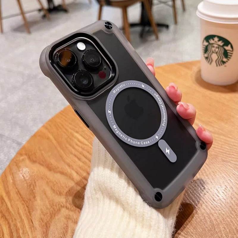 iPhone 16 Series Wave Armor Matte Magsafe Shield Case - Million Cases