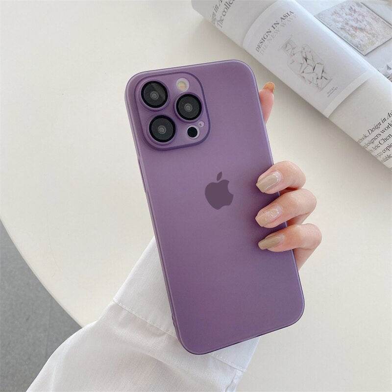 iPhone 14 Series Ultra-Thin Matte Paper Back Case - Million Cases