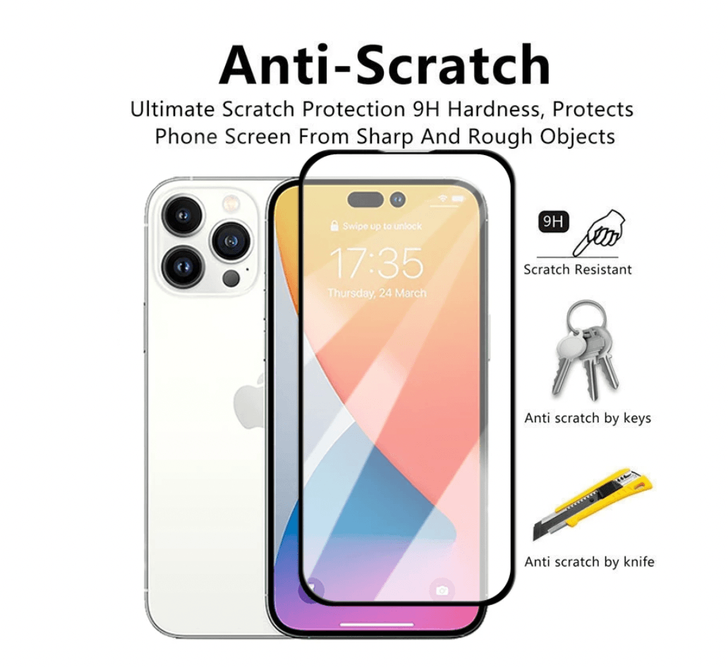 iPhone 14 Ultra HD Tempered Glass - Million Cases