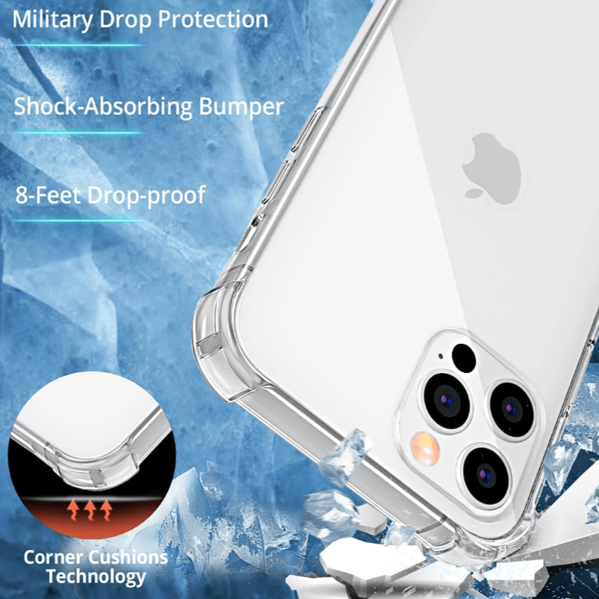iPhone 14 Anti-Knock Shockproof Transparent Case - Million Cases